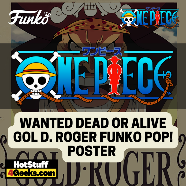 Funko Pop! Art Cover: One Piece – Wanted Dead or Alive Gol D. Roger Funko Pop! Poster Vinyl Figure - Exclusive