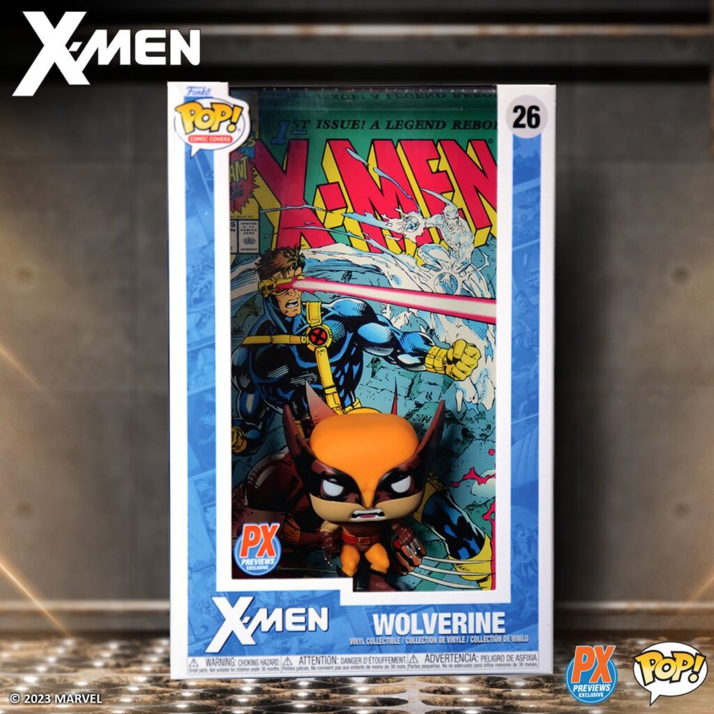 Funko Pop! Marvel: Wolverine (X-Men #1 1991) Funko Pop! Comic Cover Vinyl Figure - PX Previews Exclusive