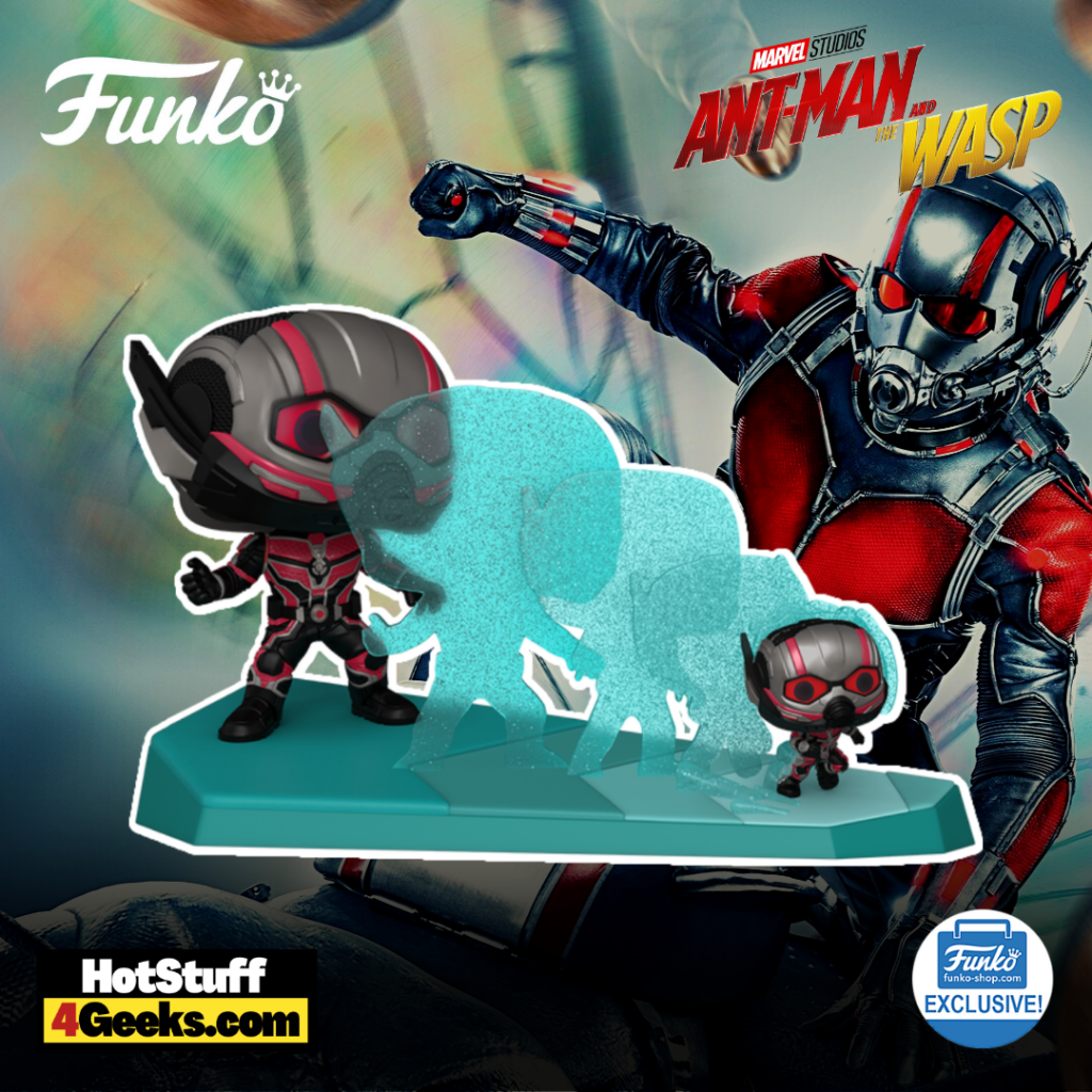 Funko Pop! Marvel Studios: Ant-Man and the Wasp: Quantumania - Ant-Man (Shrinking) Funko Pop! Movie Moment Vinyl Figure - Funko Shop Exclusive