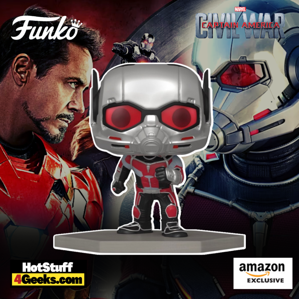 Funko Pop! Marvel: Captain America: Civil War Build A Scene – Ant-Man Funko Pop! Vinyl Figure – Amazon Exclusive (8th Figure)