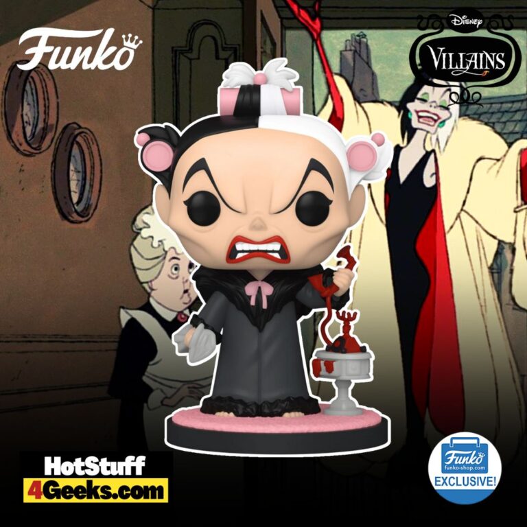 Funko Pop! Disney Villains: Cruella de Vil Holding Phone Funko Pop! Vinyl Figure - Funko Shop Exclusive