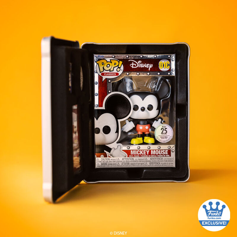 Funko Pop! Classics: Disney – Funko 25th Anniversary: Mickey Mouse Funko Pop! Vinyl Figure – Funko Shop Exclusive