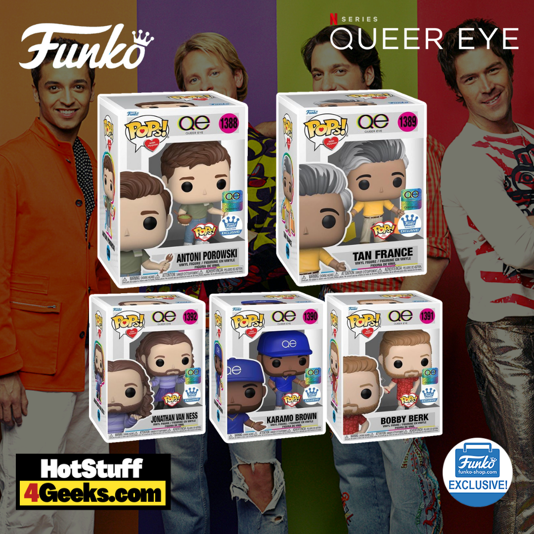 Funko Pops! With Purpose: Queer Eye Funko Pop! Vinyl Figures - Funko Shop Exclusive