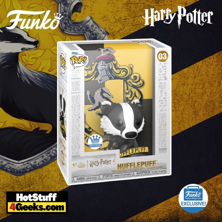 Funko Pop! Cover Art: Harry Potter –  Hufflepuff Funko Pop! Art Cover Vinyl Figure – Funko Shop Exclusive