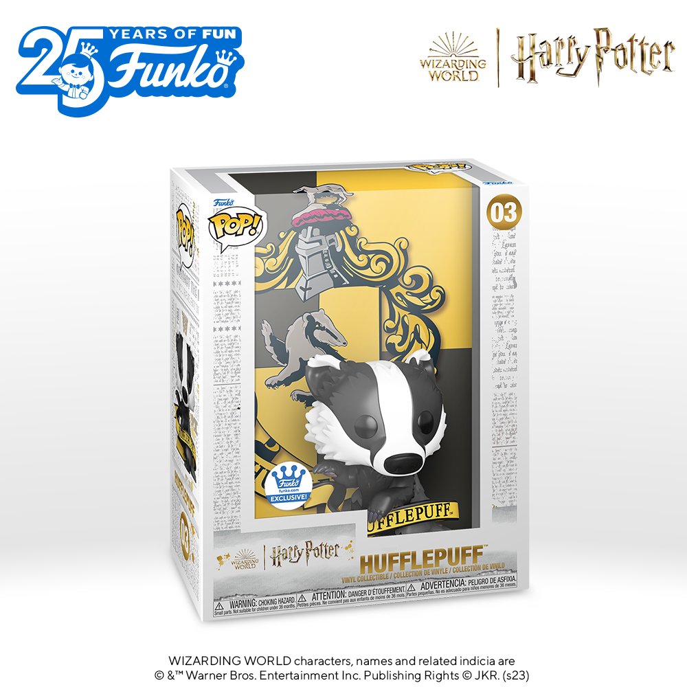 Funko Pop! Cover Art: Harry Potter –  Hufflepuff Funko Pop! Art Cover Vinyl Figure – Funko Shop Exclusive