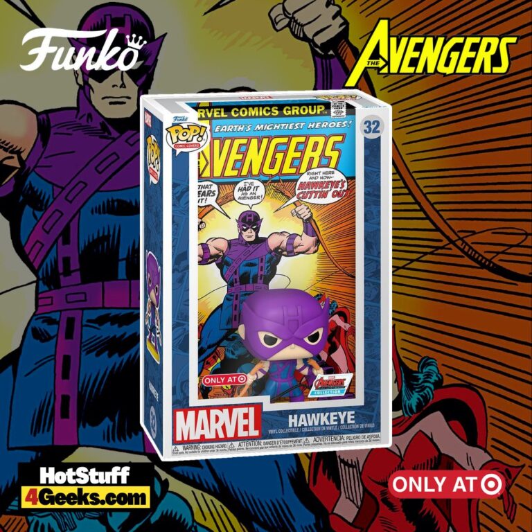 Funko Pop! Marvel: Hawkeye (Avengers #109) Funko Pop! Comic Cover! Vinyl Figure - Target Exclusive