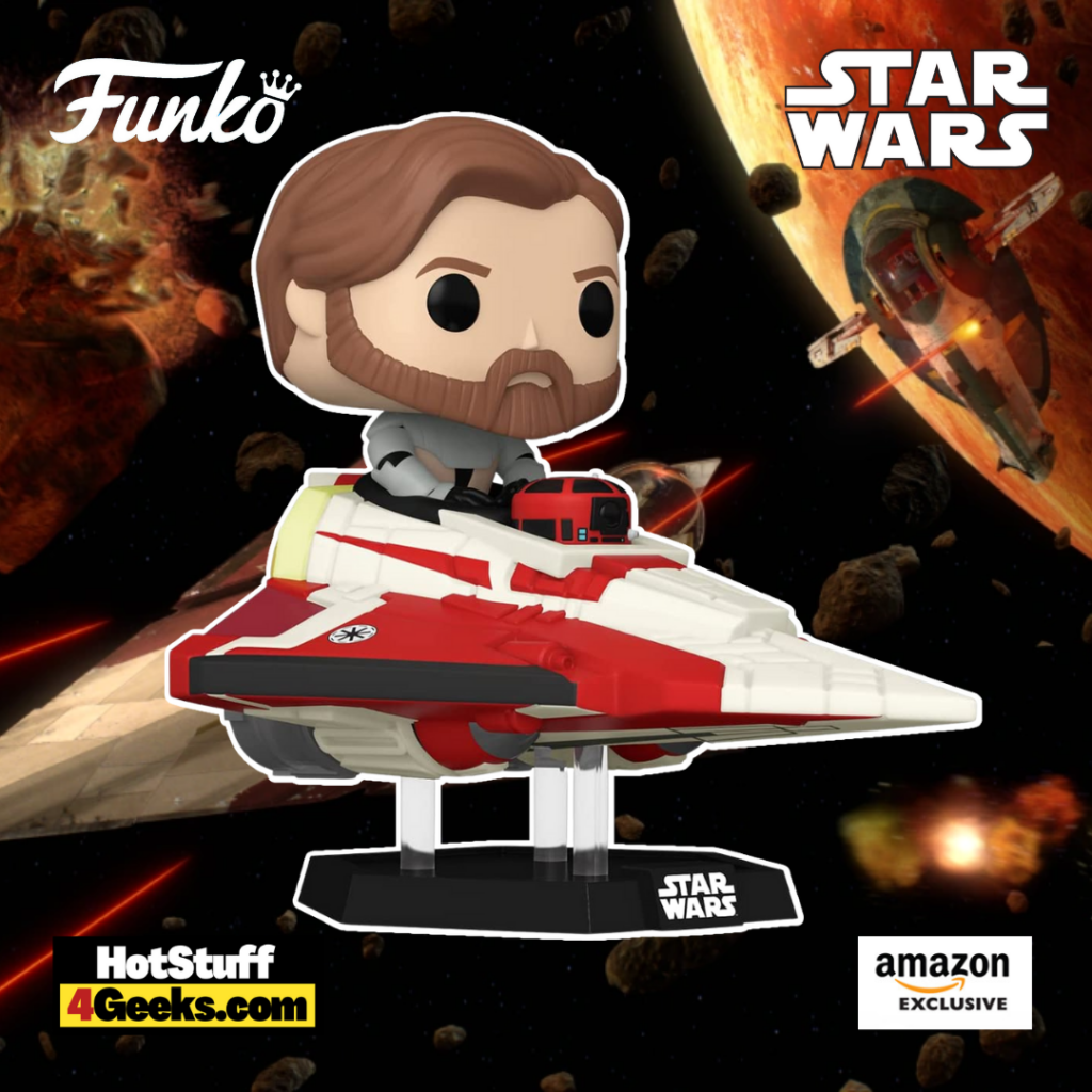 Funko Pop! Rides  Star Wars: Hyperspace Heroes – Obi-Wan Kenobi in Delta 7 Starfighter Funko Pop! Ride Vinyl Figure – Amazon Exclusive