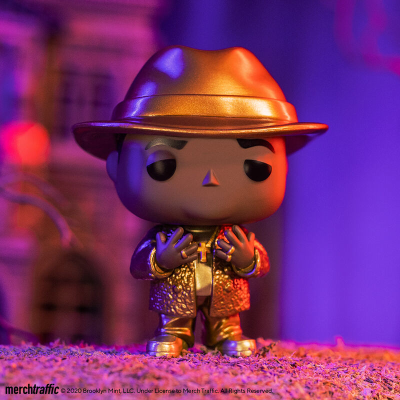 Funko Pop! Rocks - Music Mystery Box with Notorious B.I.G. with Fedora (Golden) Funko Pop! Vinyl Figure  - Funko Shop Exclusive