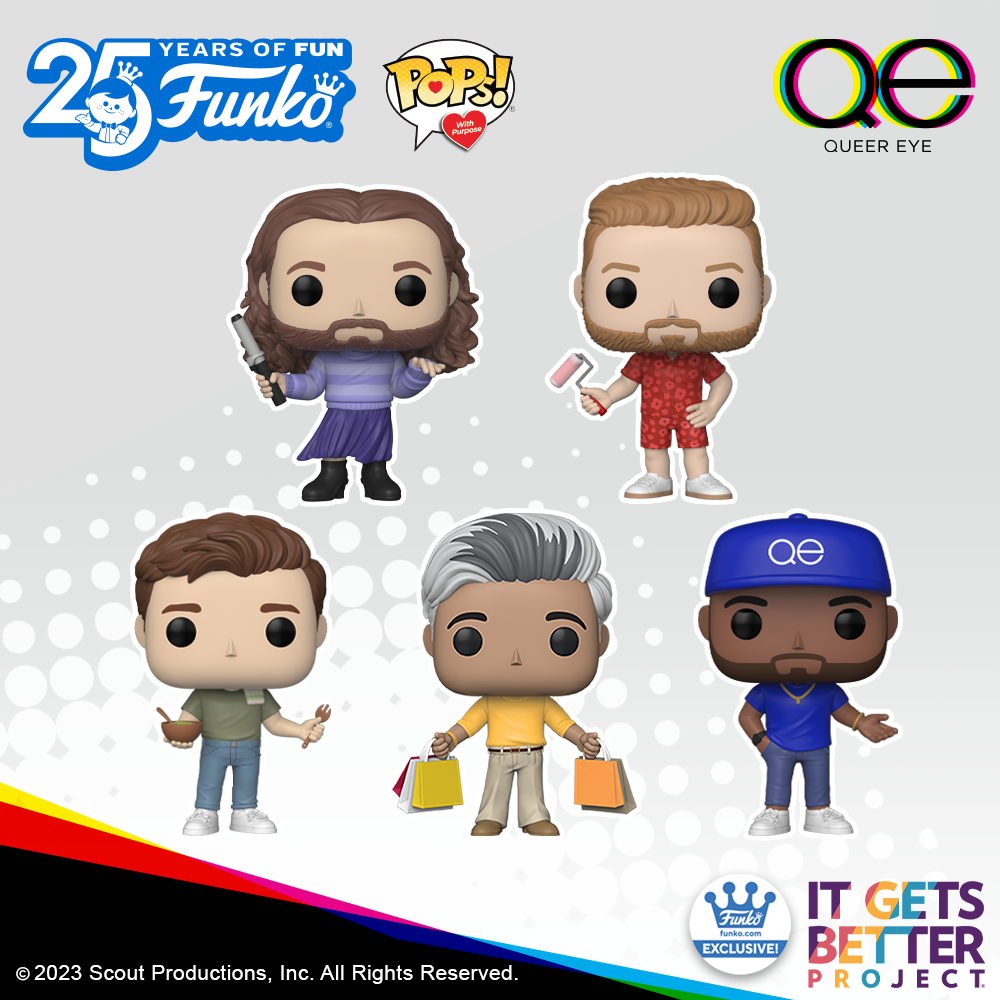 Funko Pops! With Purpose: Queer Eye Funko Pops! - Funko Shop Exclusives