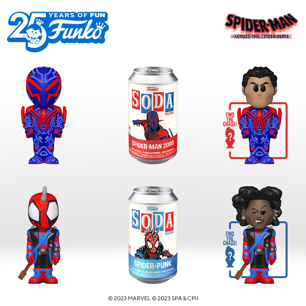 Funko Soda: Spider-Man Across the Spider-Verse Funko Soda Vinyl Figures (2023)