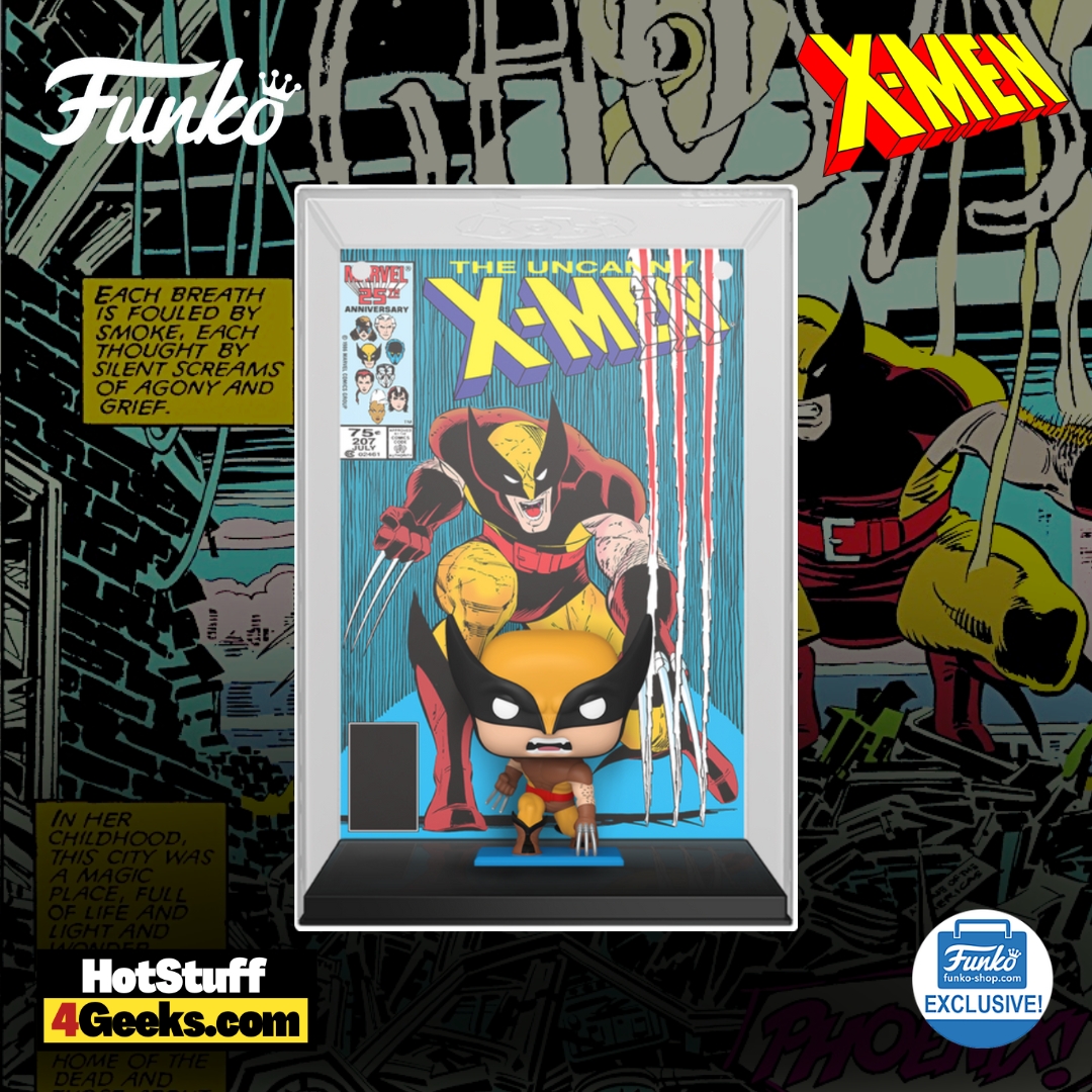 Funko Pop! Comic Cover - Wolverine (The Uncanny X-Men #207) Funko Pop! Comic Cover Vinyl Figure - Funko Shop Exclusive