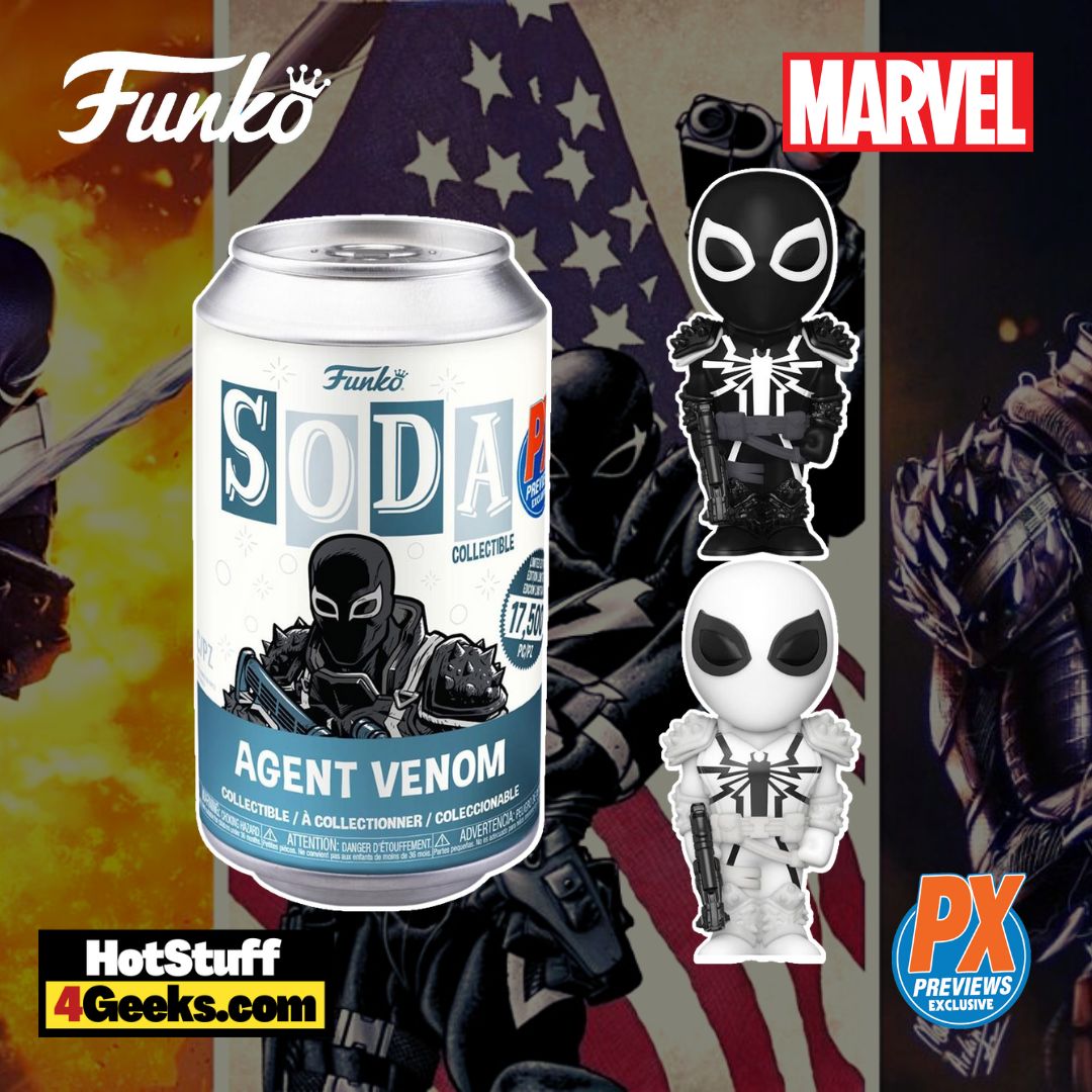 Funko Pop! Soda: Marvel - Agent Venom Funko Soda Vinyl Figure - PX Previews Exclusive