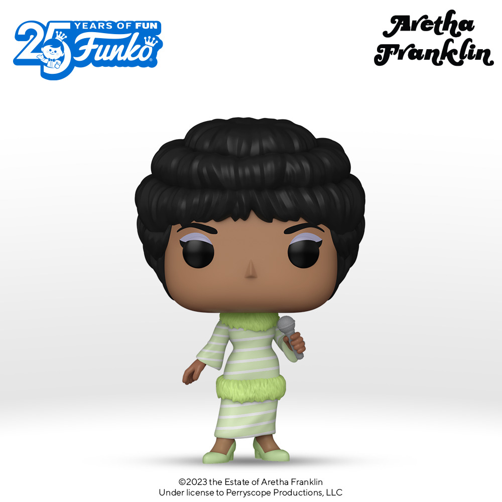 Funko Pop! Rocks: Aretha Franklin in Green Dress Funko Pop! Vinyl Figure