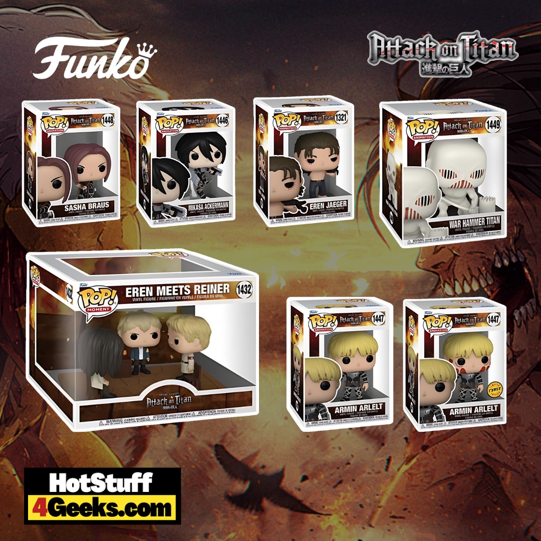 Funko Pop! Animation: Attack on Titan Funko Pop! Vinyl Figures  (2023 Edition!) 