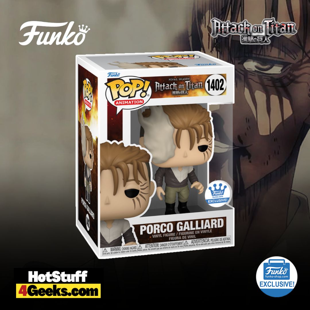 Funko Pop! Animation: Attack on Titan - Porco Galliard Funko Pop! Vinyl Figure - Funko Shop Exclusive