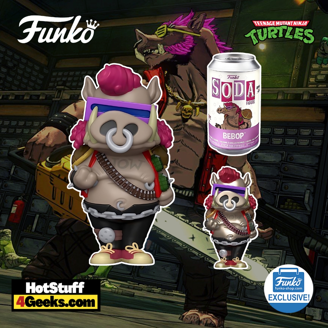 New Exclusive: TMNT Bebop Funko Soda w/ Mettalic Chase