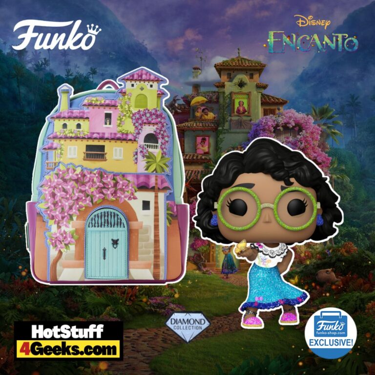 Funko Pop! Disney's Encanto: Mirabel Madrigal Diamond Glitter Funko Pop! and Casa Madrigal Loungefly Mini-Backpack Bundle - Funko Shop Exclusive