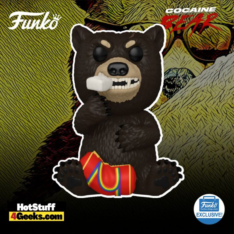 Funko Pop! Movies: Cocaine Bear with Bag Funko Pop! Vinyl Figure - Funko Shop Exclusive