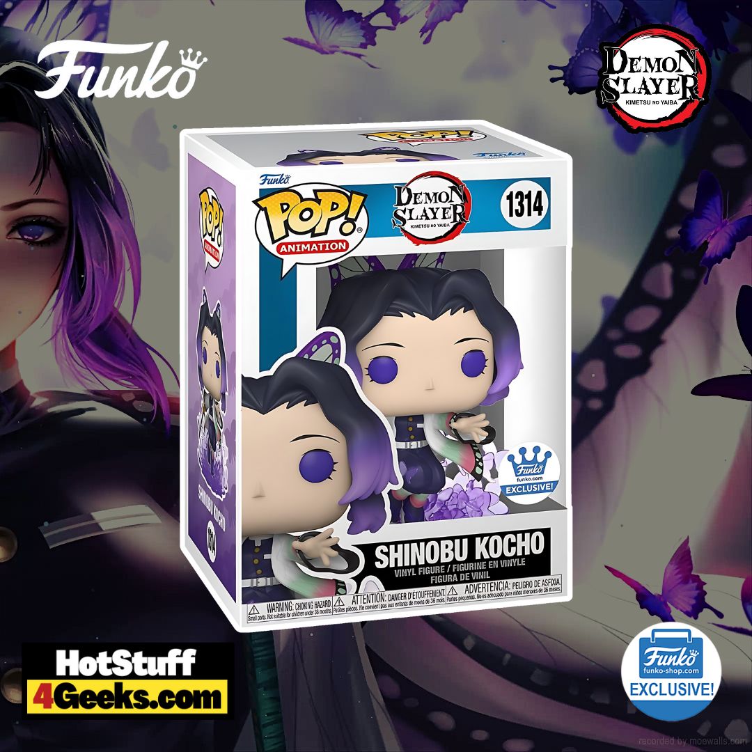 Funko Pop! Animation: Demon Slayer - Shinobu Kocho Funko Pop! Vinyl Figure - Funko Shop Exclusive