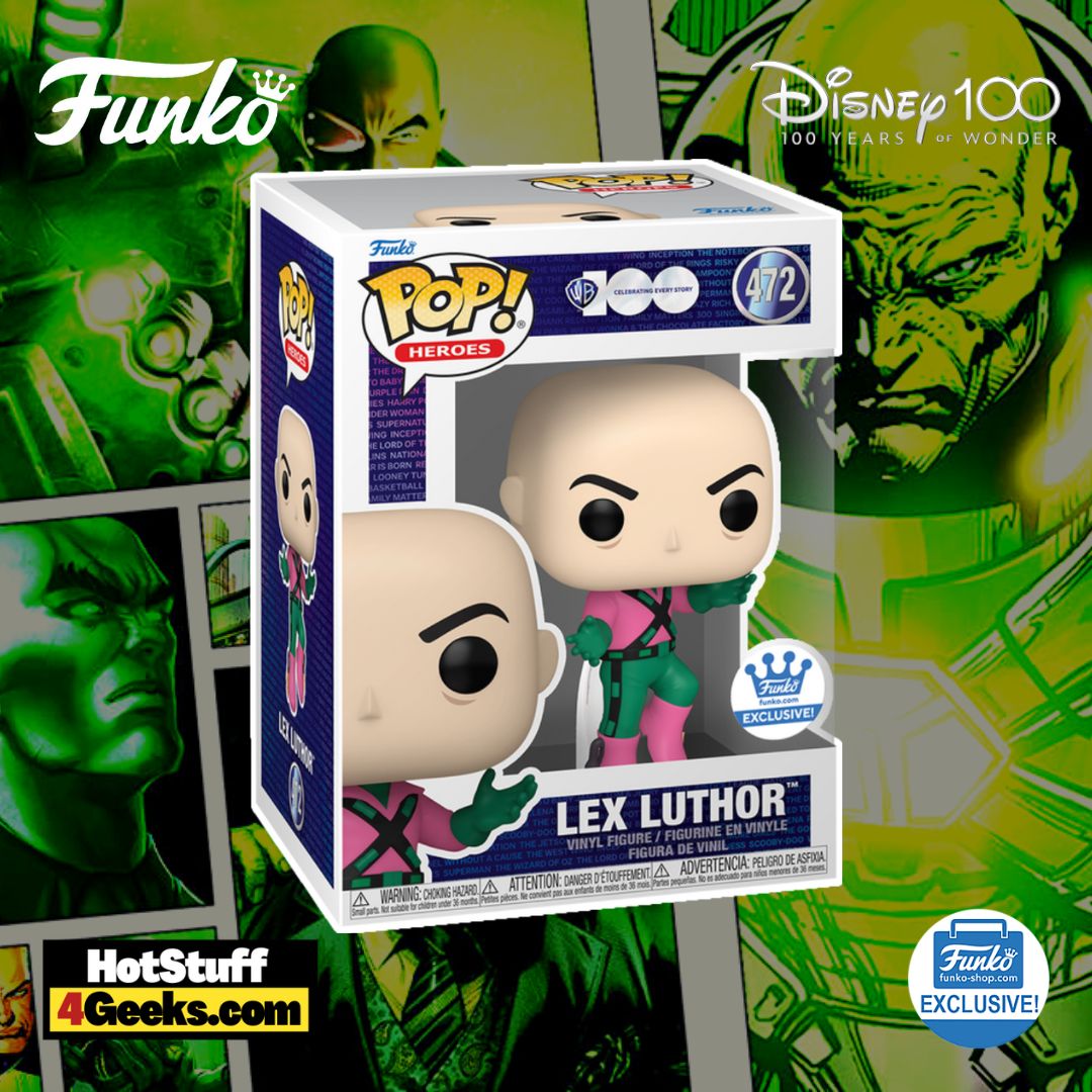 Funko Pop! Disney 100th Anniversary: Lex Luthor Funko Pop! Vinyl Figure – Funko Shop Exclusive