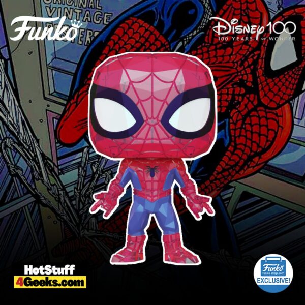 2023 NEW Disney 100 SpiderMan (Facet) Funko Pop! Exclusive