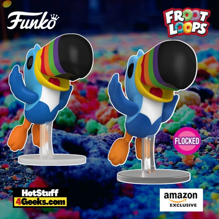 Funko Pop! Ad Icons: Kellogg's Froot Loops -  Toucan Sam Flying (Flocked) Funko Pop! Vinyl Figure - Amazon Exclusive (2023 release)