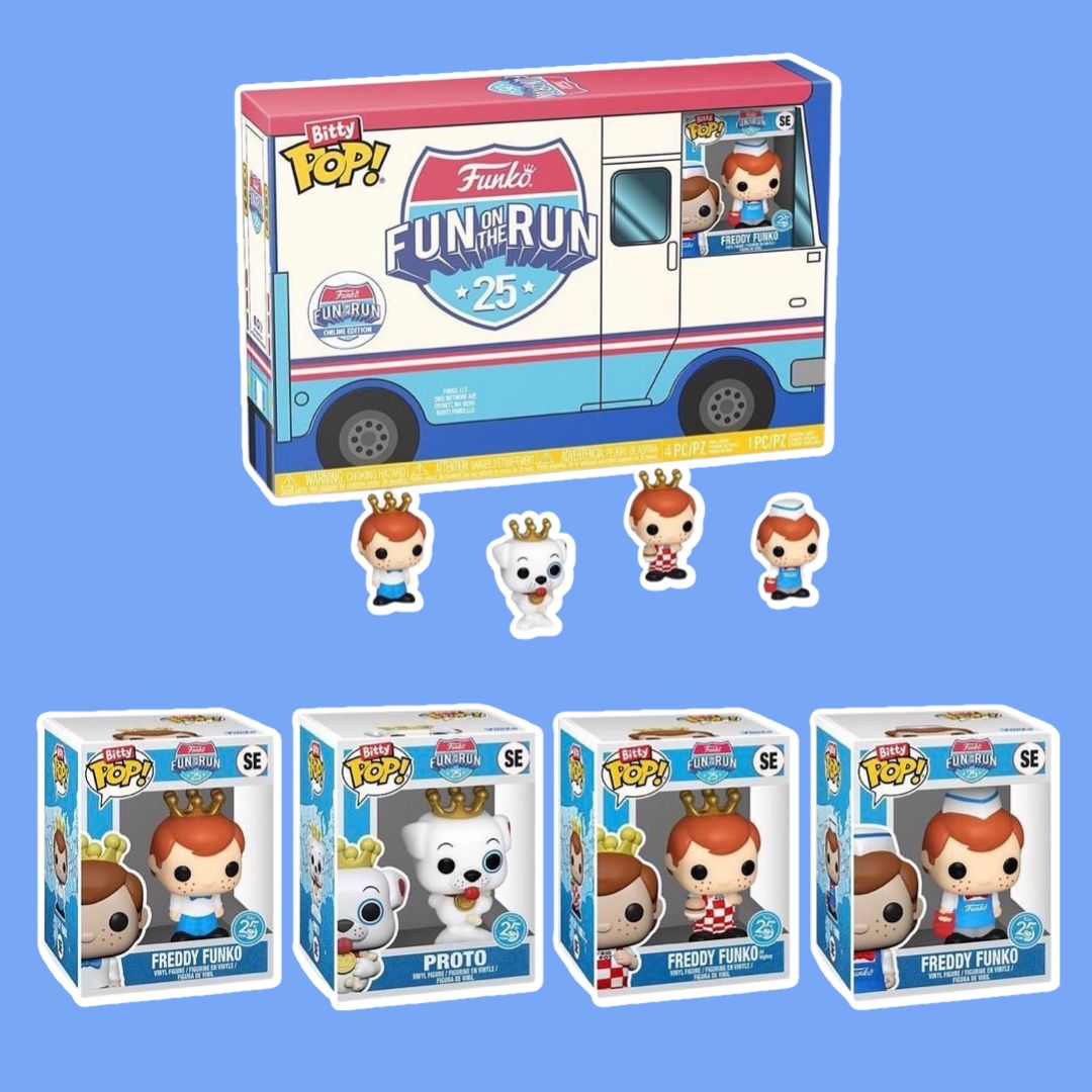 Fun on The Run 2023 Exclusive Bitty Pop! 4-Pack