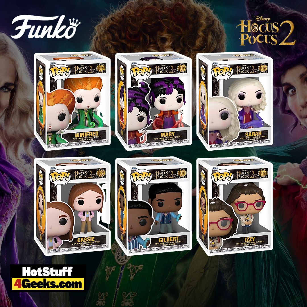 2023 NEW Hocus Pocus 2 Funko Pops! New Adventures Old Charms