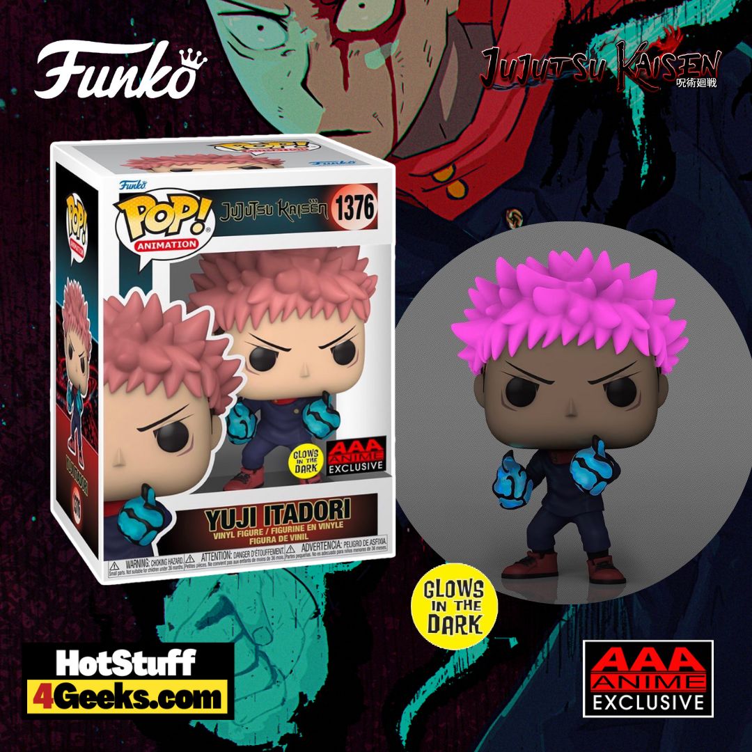 2023 NEW Yuji Itadori (Divergent Fist) Glow Funko Pop! AAA