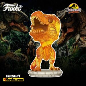 Funko POP! Movies: Jurassic Park 30th Anniversary - Tyrannosaurus Rex (Ambar) Funko Pop! Vinyl Figure - Exclusive
