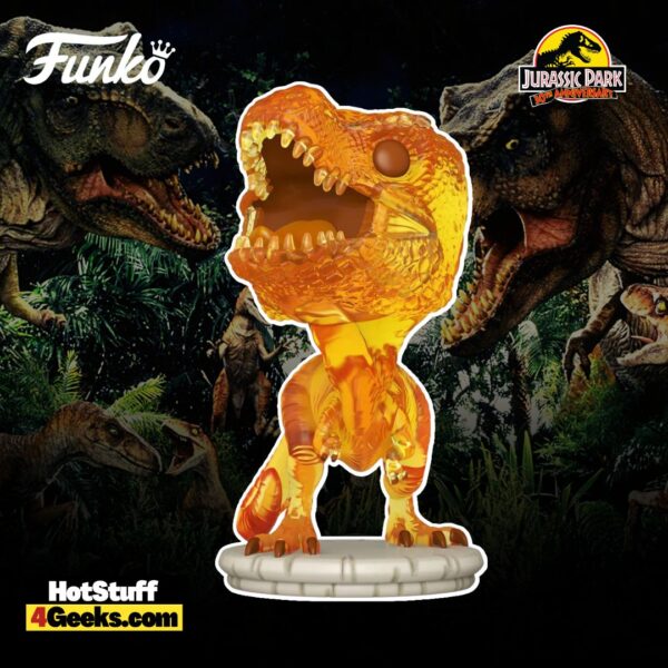 2023 NEW Jurassic Park 30 Years: T-Rex (Ambar) Funko Pop!