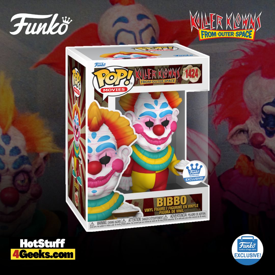 Funko Pop! Movies: Killer Klowns From Outer Space: Bibbo Funko Pop! Vinyl Figure (2023) - Funko Shop Exclusive