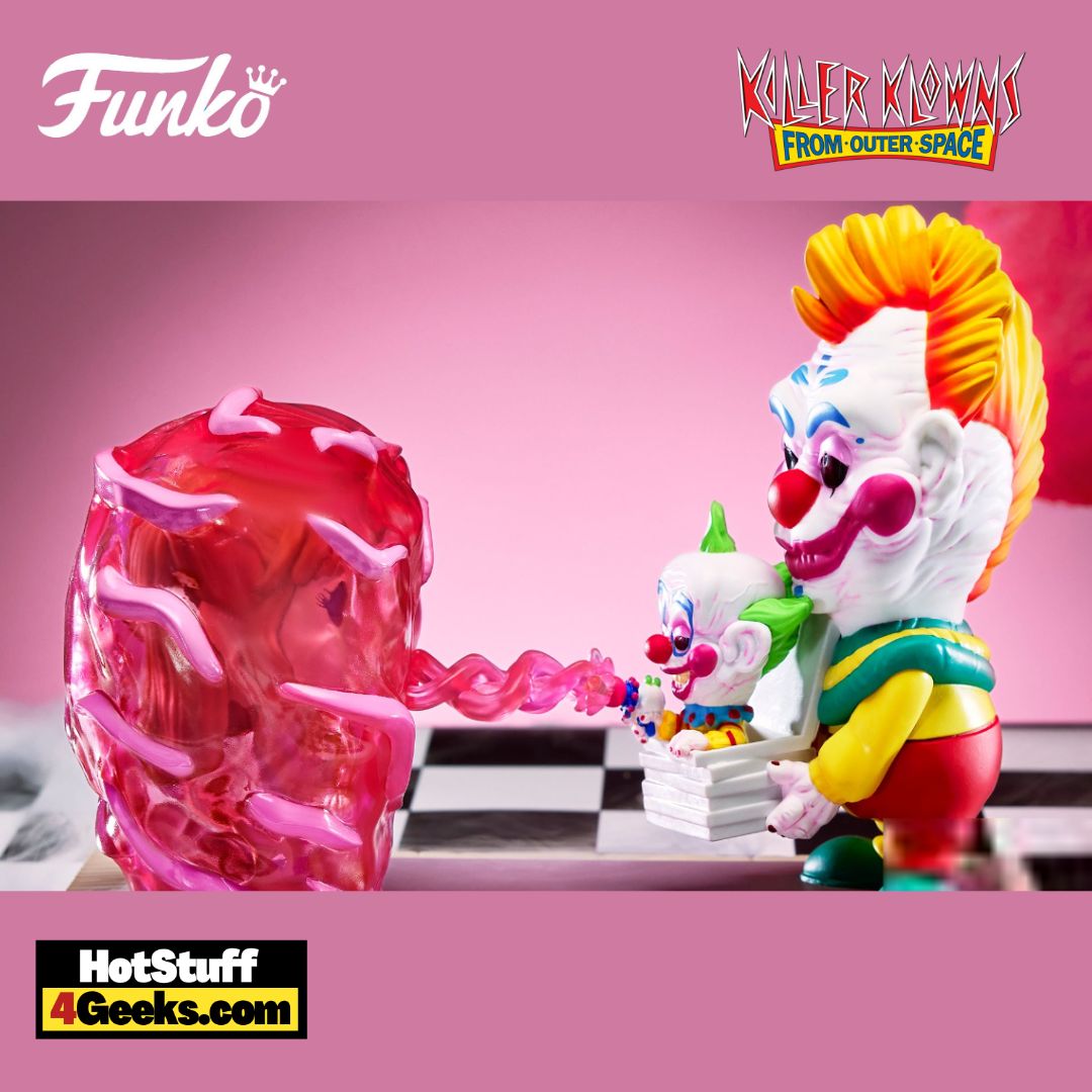 Funko Pop! Movie Moment: Killer Klowns From Outer Space - Bibbo with Shorty in Pizza Box Funko Pop! Vinyl Figure - Spirit Halloween Exclusive