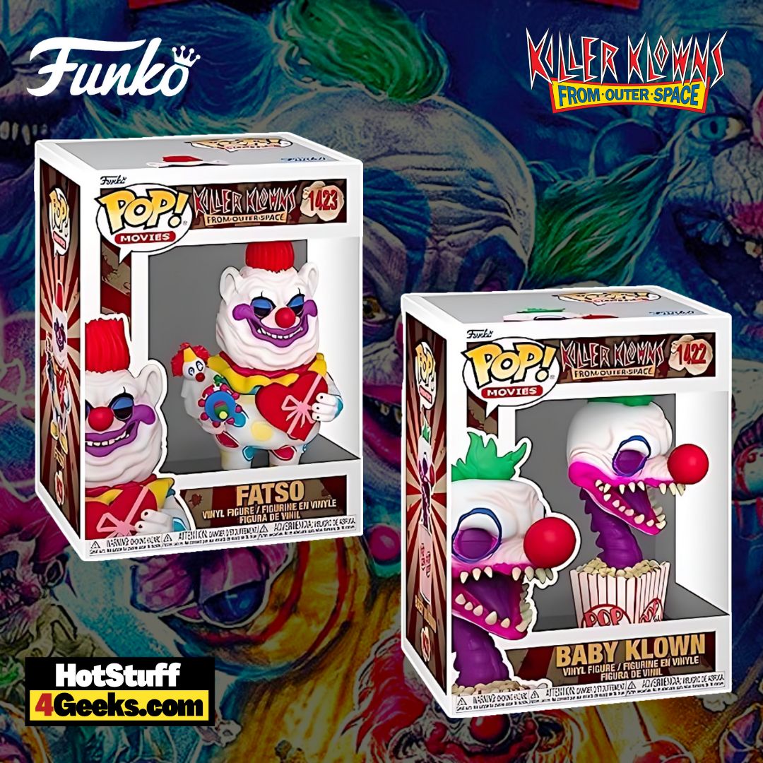 Funko Pop! Movies: Killer Klowns From Outer Space: Fatso & Baby Klown Funko Pop! Vinyl Figures (2023)