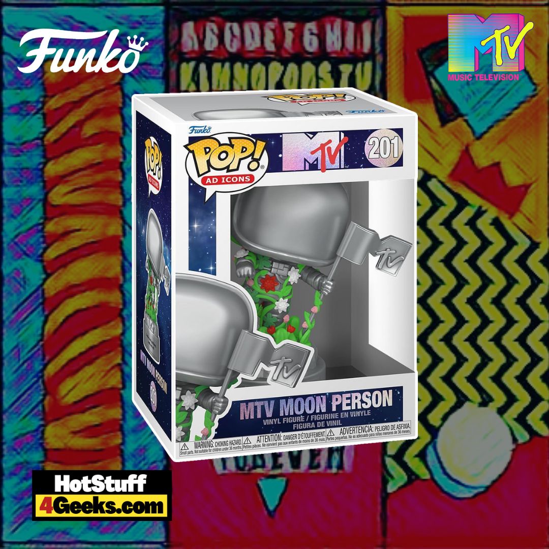 Funko Pop! Ad Icons: MTV Moon Person (Green) Funko Pop! Viny Figure (2023)