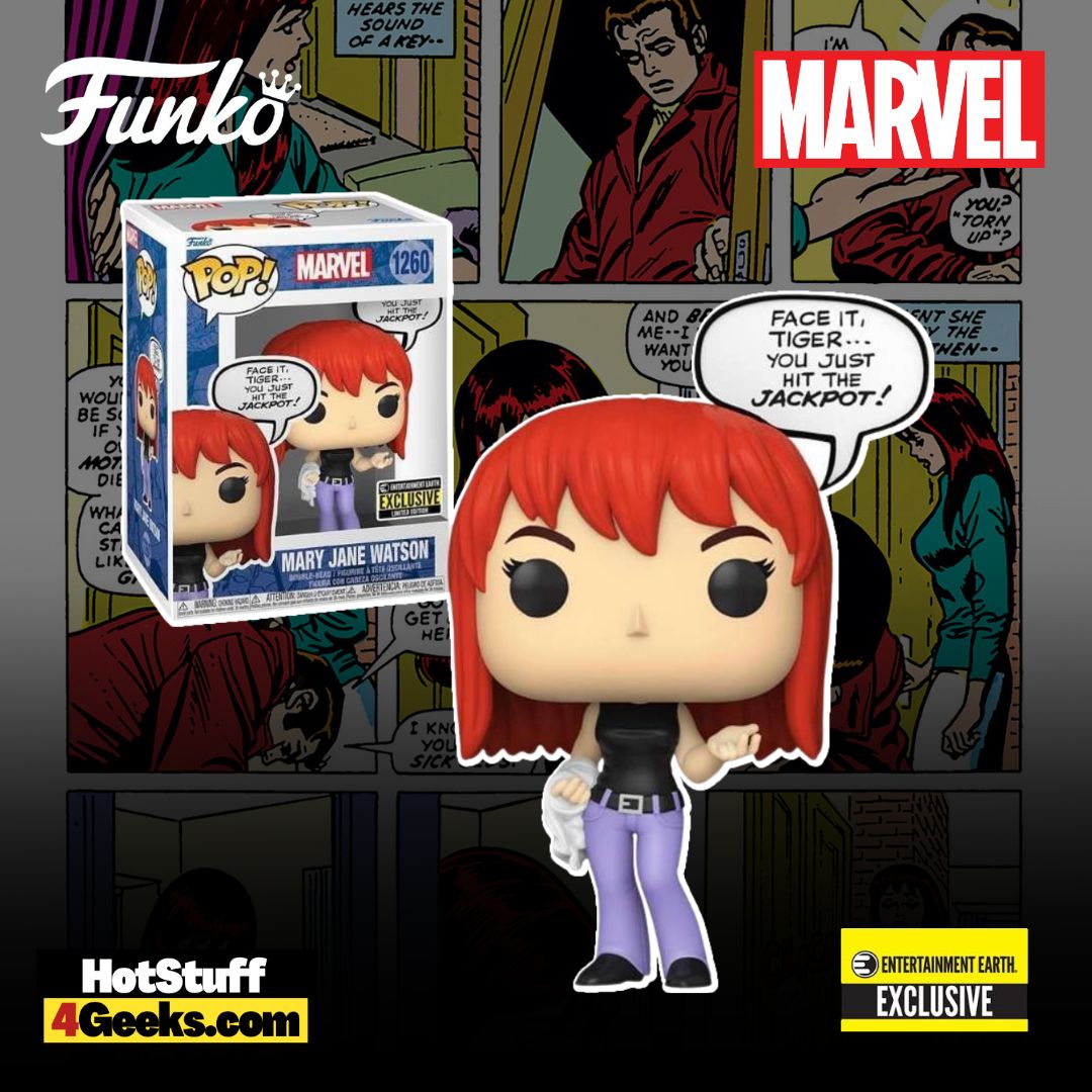 Funko Pop! Marvel - Mary Jane Watson Funko Pop! Vinyl Figure - Entertainment Earth Exclusive