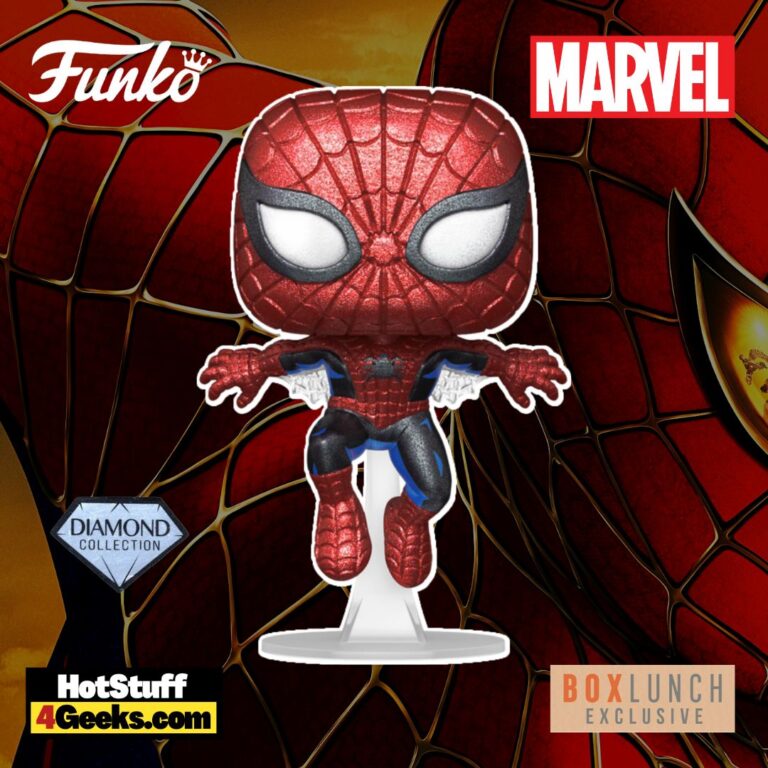 Funko Pop! Marvel: Spider-Man Diamond Glitter Funko Pop! Vinyl Figure - BoxLunch Exclusive