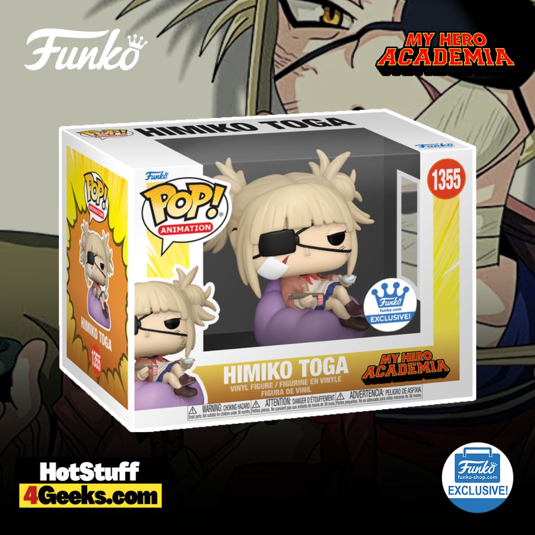 Funko Pop! Animation: My Hero Academia - Himiko Toga (with Sushi) Funko Pop! Vinyl Figure - Funko Shop Exclusive