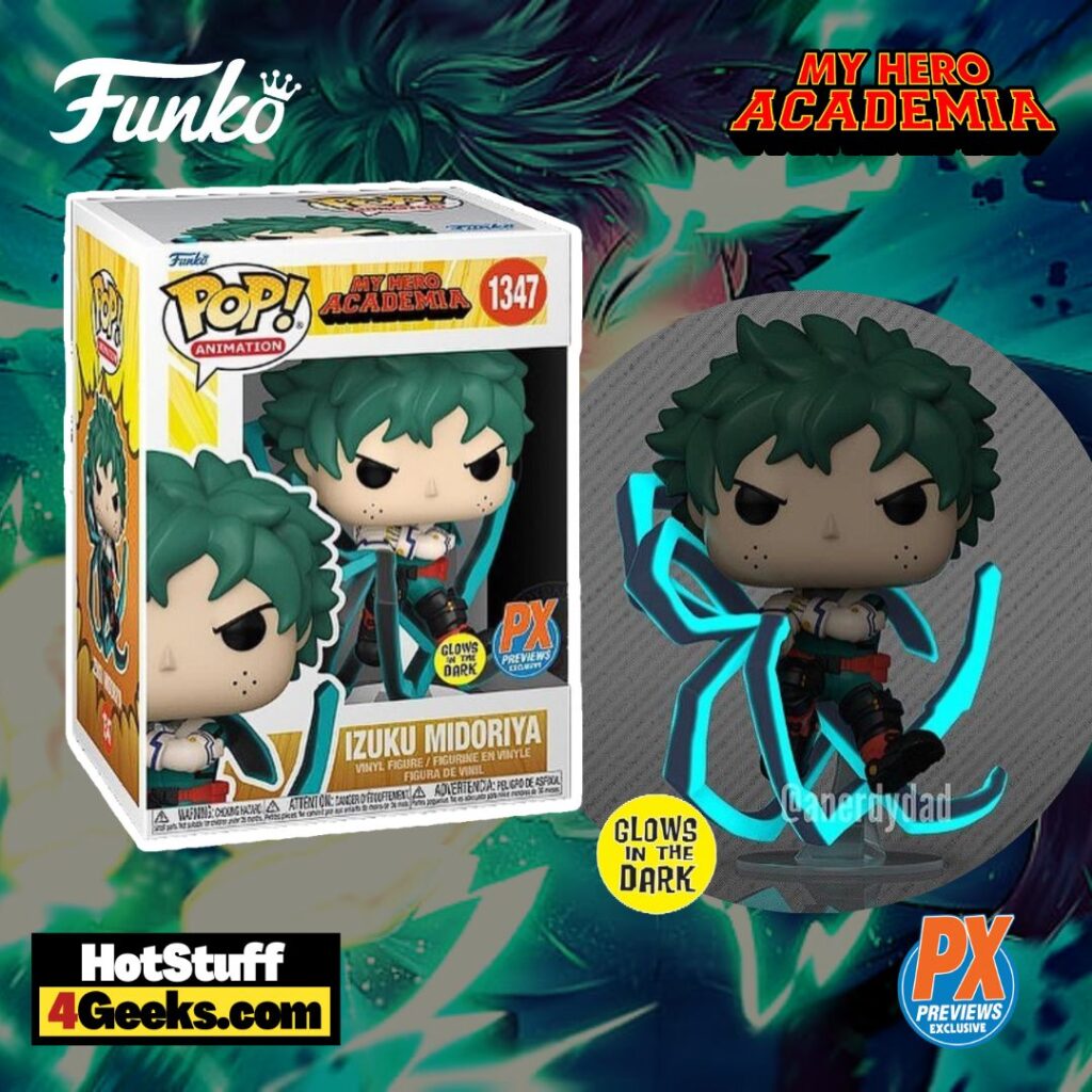 2023 NEW MHA: Izuku Midoriya Glow Funko Pop! PX Exclusive