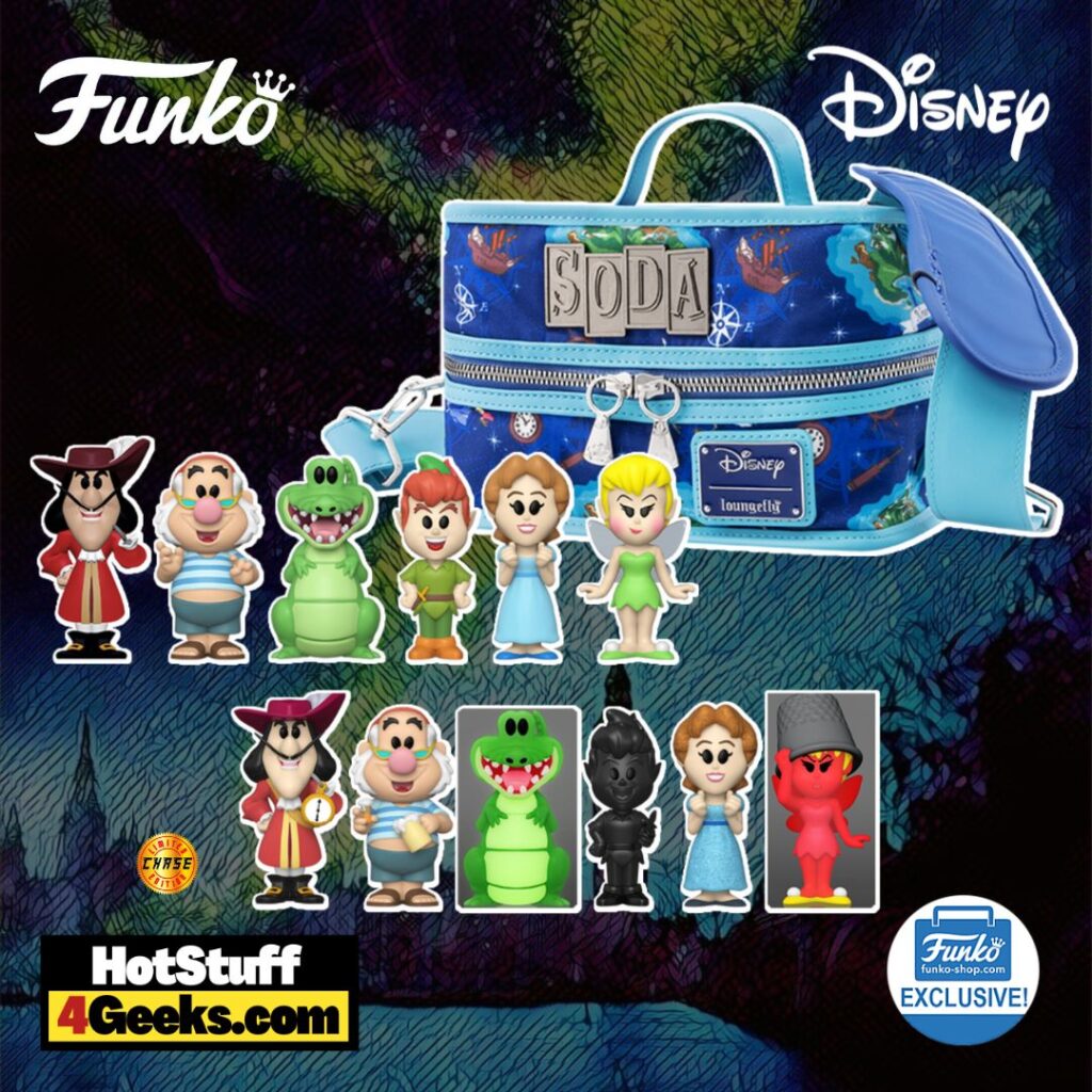 2023 NEW Peter Pan 6-Pack Funko Vinyl Soda With Cooler Magic