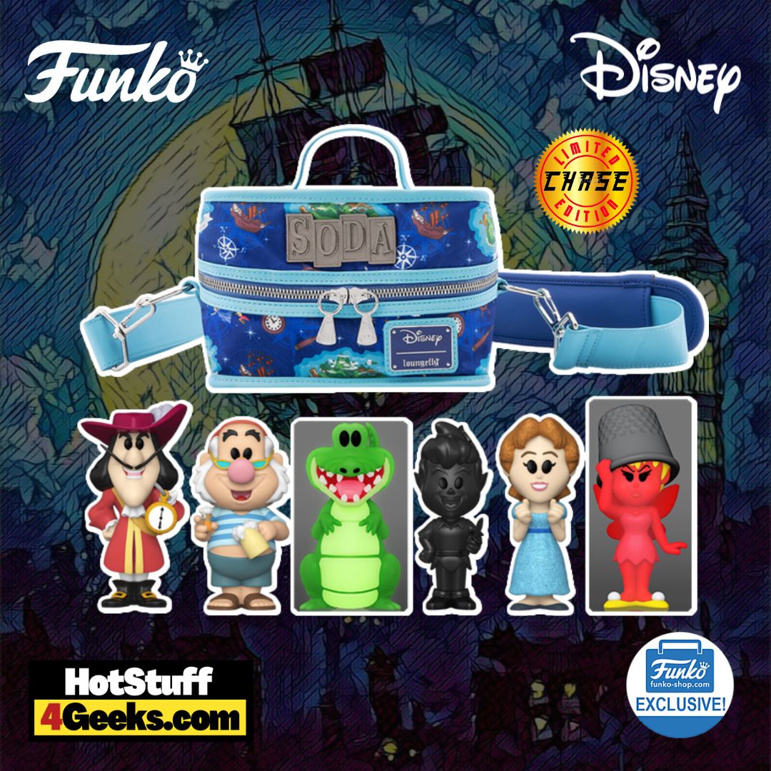 Funko Pop! Soda: Peter Pan 6-Pack Funko Vinyl Soda With Cooler – Funko Shop Exclusive: chases