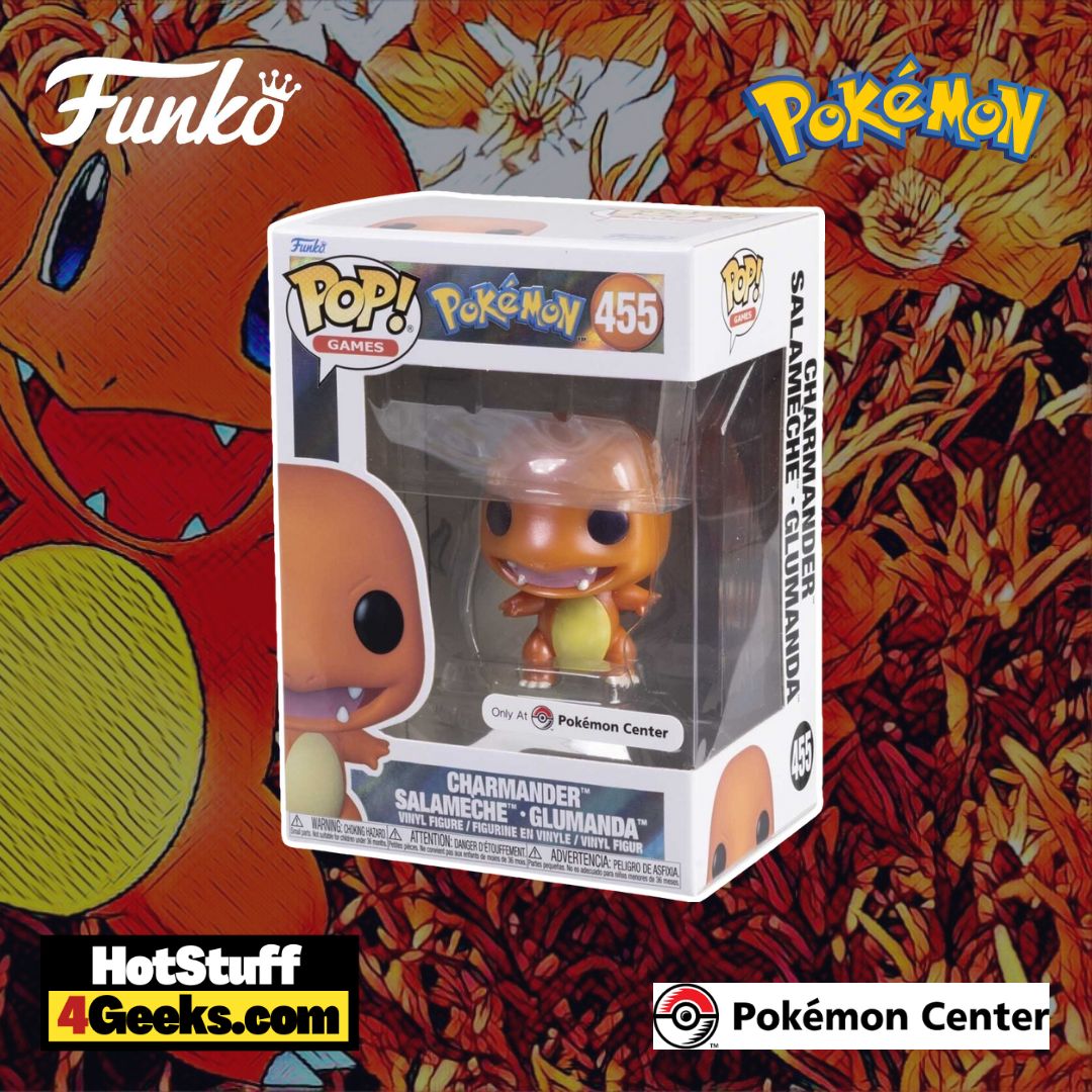 Mavin  POKEMON CENTER EXCLUSIVE- Charmander Pearlescent Funko Pop