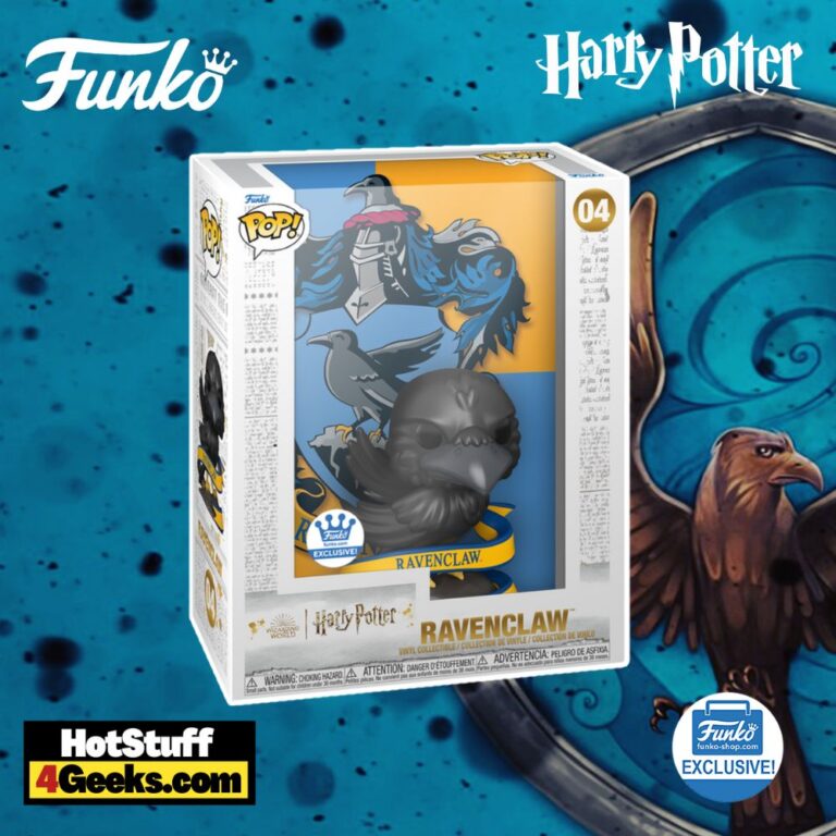 Funko Pop! Art Covers: Harry Potter - Ravenclaw House with Ravenclaw Raven Funko Pop! Art Cover Vinyl Figure - Funko Shop Exclusive