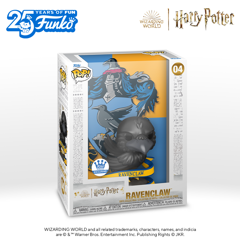 Funko Pop! Art Covers: Harry Potter - Ravenclaw House with Ravenclaw Raven Funko Pop! Art Cover Vinyl Figure - Funko Shop Exclusive