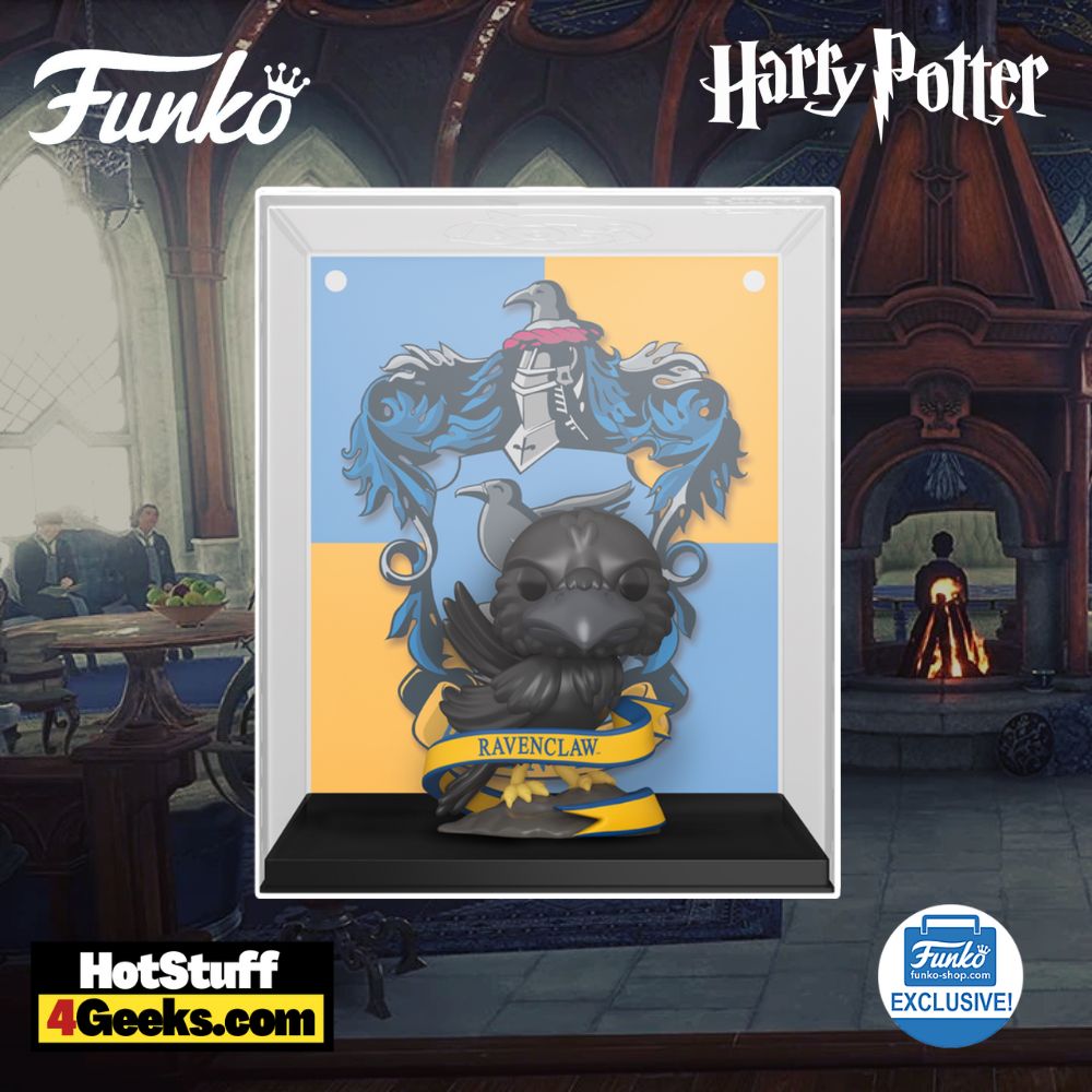 Funko Pop! Art Covers: Harry Potter - Ravenclaw House with Ravenclaw Raven Funko Pop! Art Cover Vinyl Figure - Funko Shop Exclusive