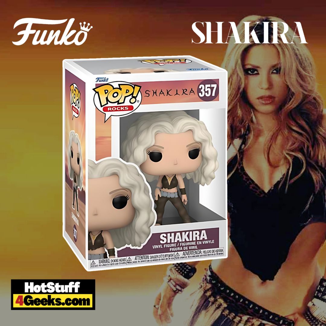 Funko Pop! Rocks: Shakira (Whenever/Wherever Music Video Music Video) Funko Pop! Vinyl Figure