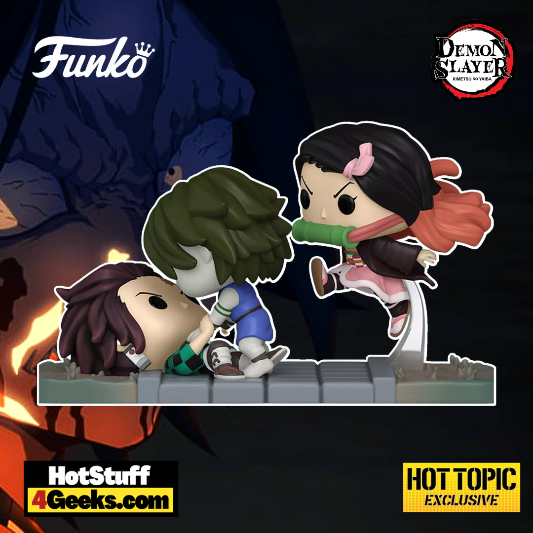 Funko Pop! Demon Slayer: Tanjiro & Nezuko vs. Temple Demon Funko Pop! Moment Vinyl Figure - Hot Topic Exclusive