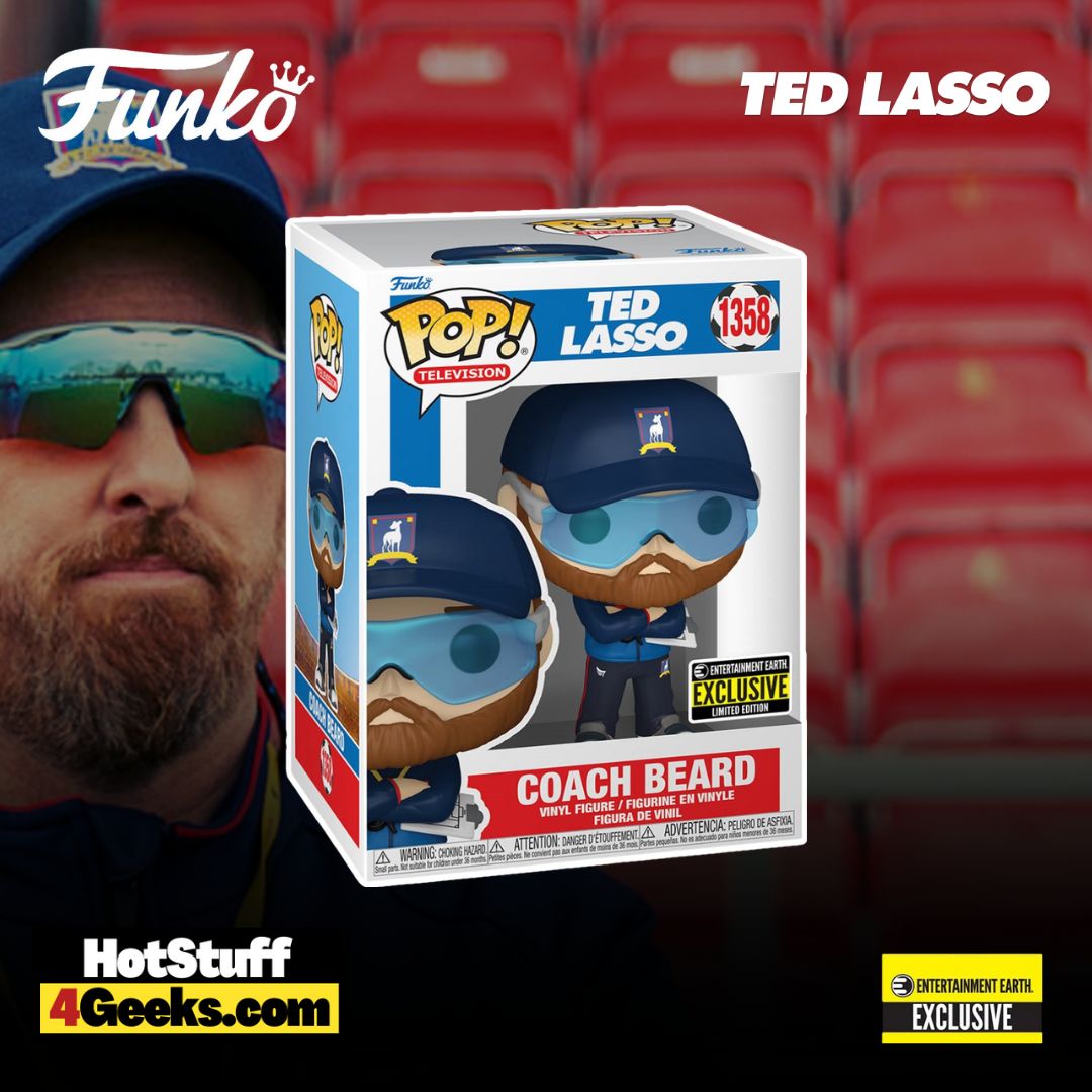 Funko Pop! Television: Ted Lasso - Coach Beard Funko Pop! Vinyl Figure #1358 - Entertainment Earth Exclusive