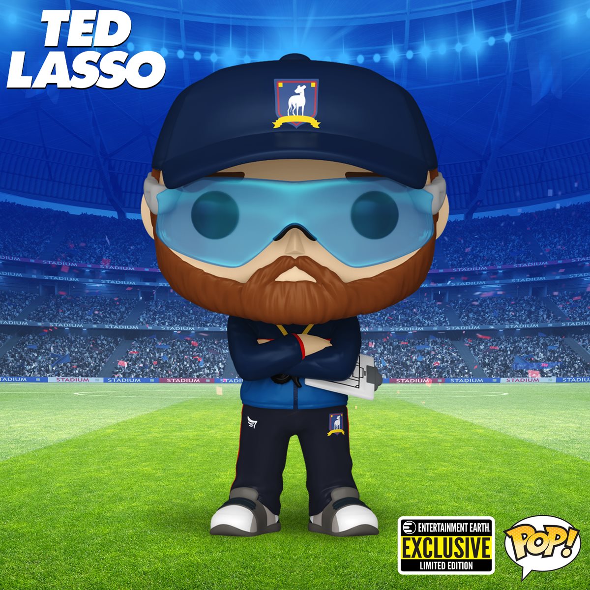 Funko Pop! Television: Ted Lasso - Coach Beard Funko Pop! Vinyl Figure #1358 - Entertainment Earth Exclusive