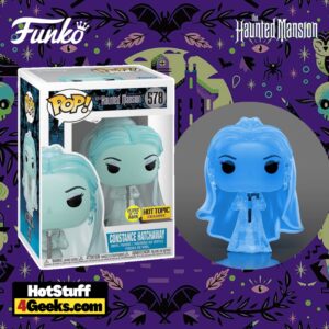 Funko POP! Disney: The Haunted Mansion - Constance Hatchaway (The Bride) Glow-in-the-dark (GITD) Funko Pop! Vinyl Figure - Hot Topic Exclusive